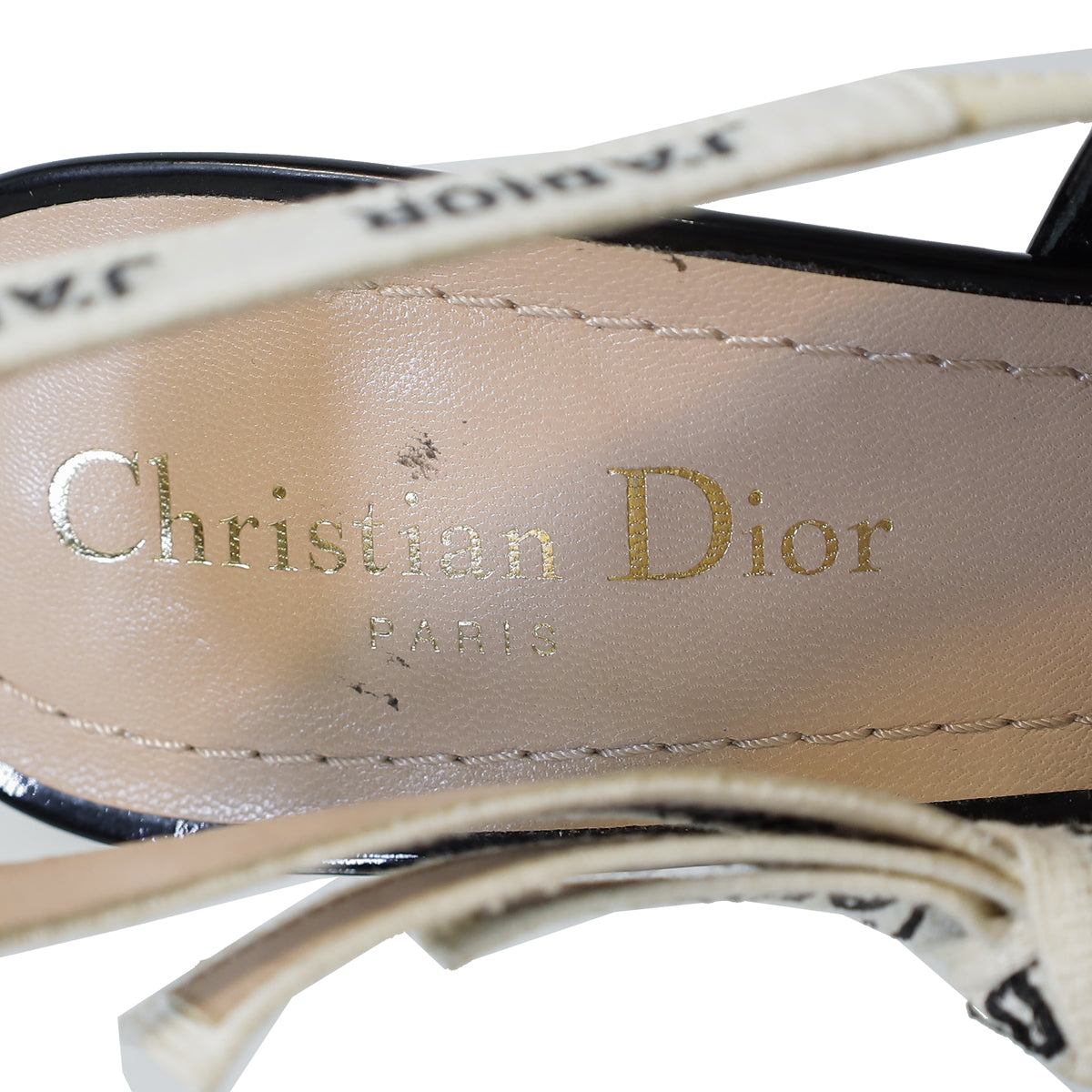 Christian Dior Black J'Adior Slingback Pump 39