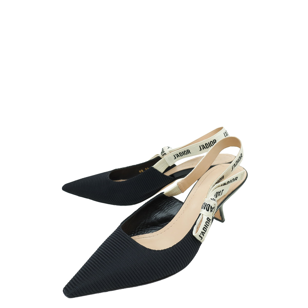 Christian Dior Black J'Adior Technical Fabric Slingback Pump 40.5-Christian Dior-THE CLOSET