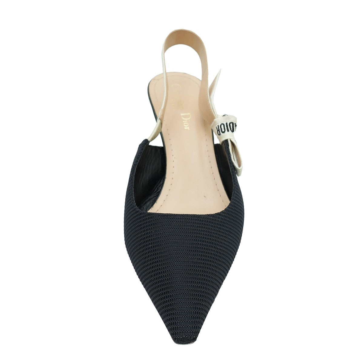 Christian Dior Black J'Adior Technical Fabric Slingback Pump 40.5-Christian Dior-THE CLOSET