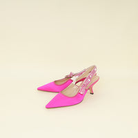 Christian Dior Rani Pink J'adior Slingback Pumps 41.5