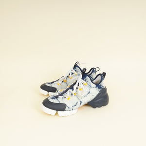 Christian Dior Bicolor Tie & Dior D Connect Sneakers 40.5
