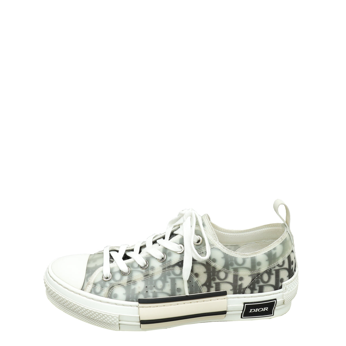 Christian Dior Bicolor Oblique B23 Low Top Sneaker 40