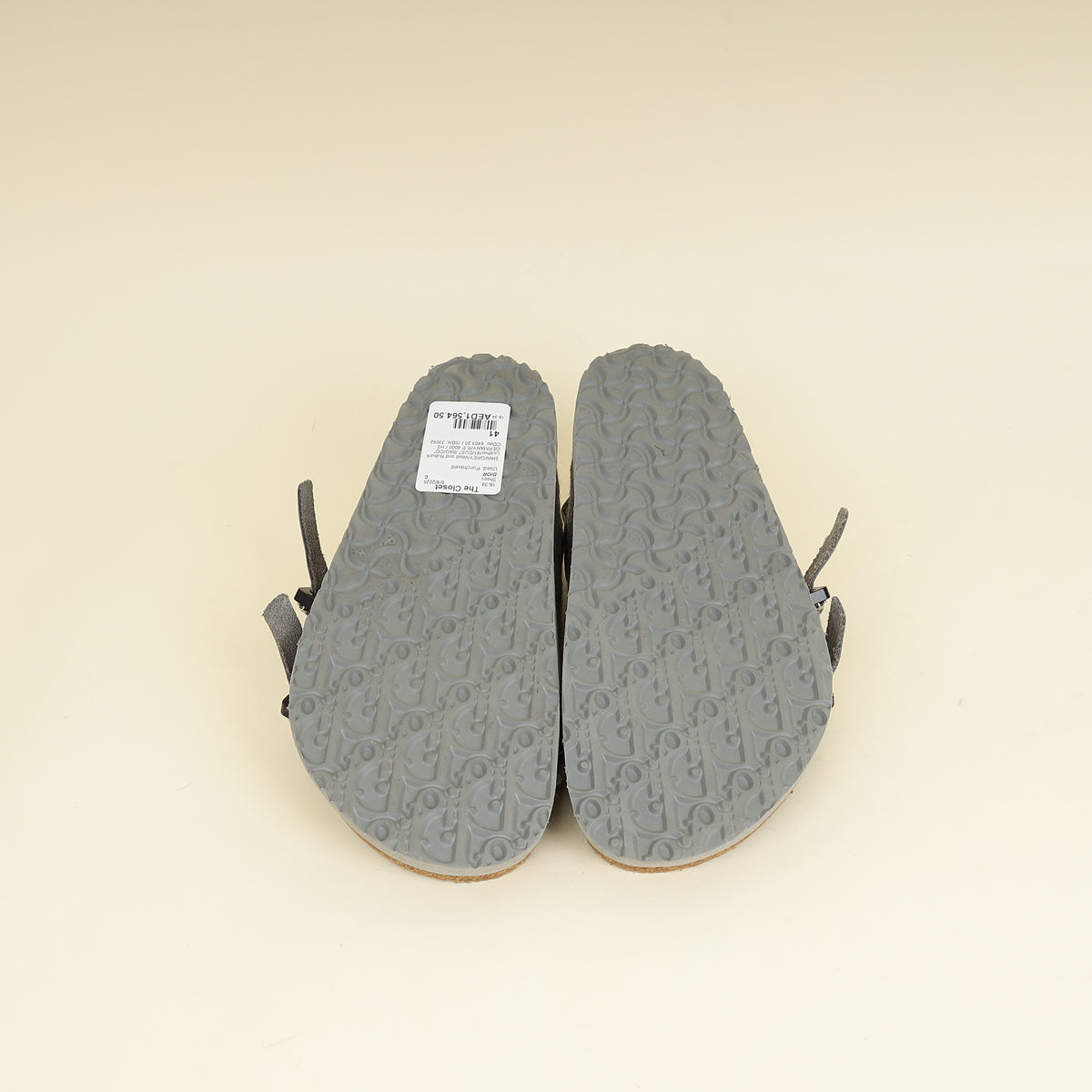 Christian Dior Grey X Birkenstock Milano Sandal 41-Christian Dior-THE CLOSET