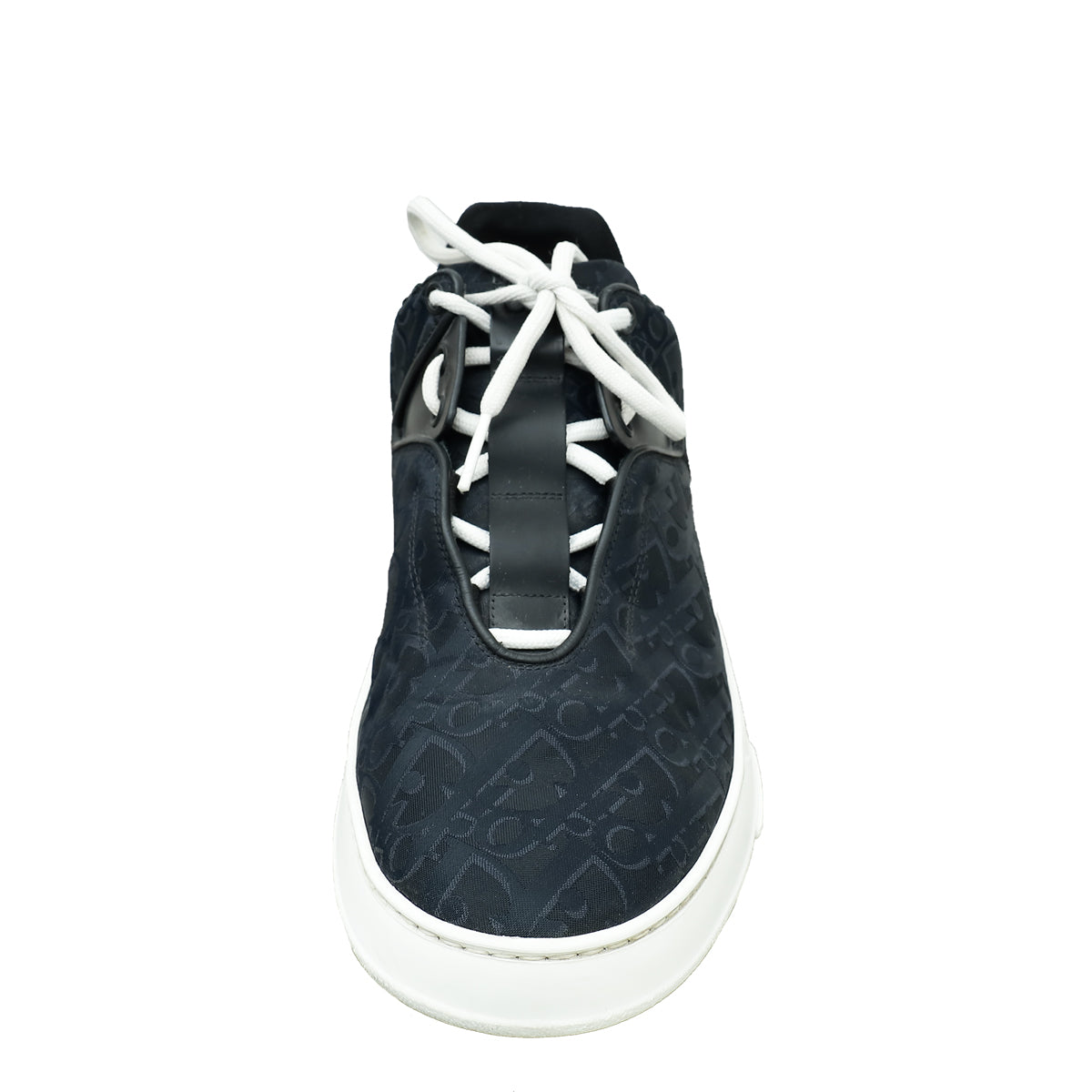 Christian Dior Bicolor Homme Oblique Nylon Lace Up Sneakers 42.5