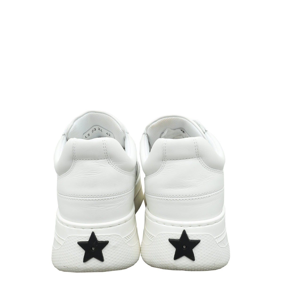 Christian Dior White Star Platform Sneaker 42