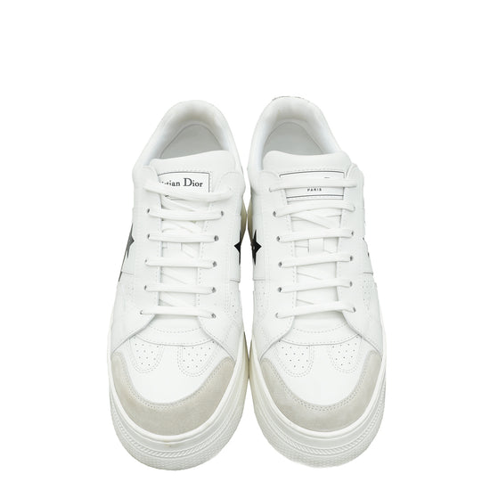 Christian Dior White Star Platform Sneaker 42