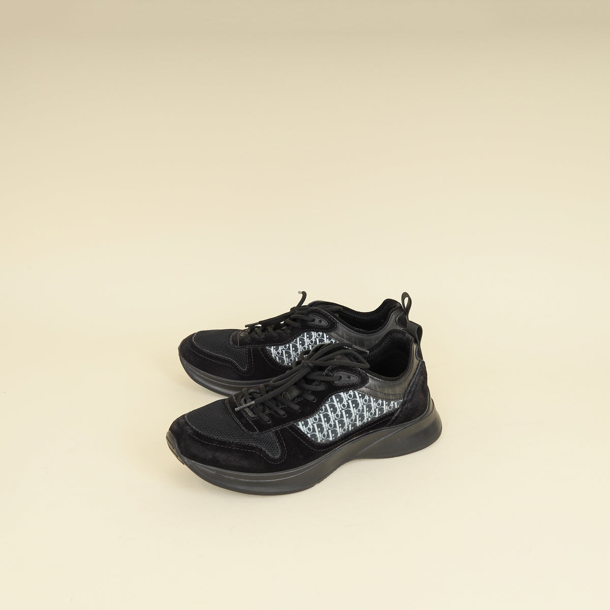 Christian Dior Black B25 Runner Sneaker 43 - Main Image