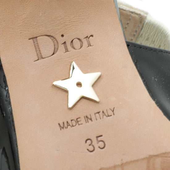 Christian Dior Black J'Adior Slingback Pumps 35