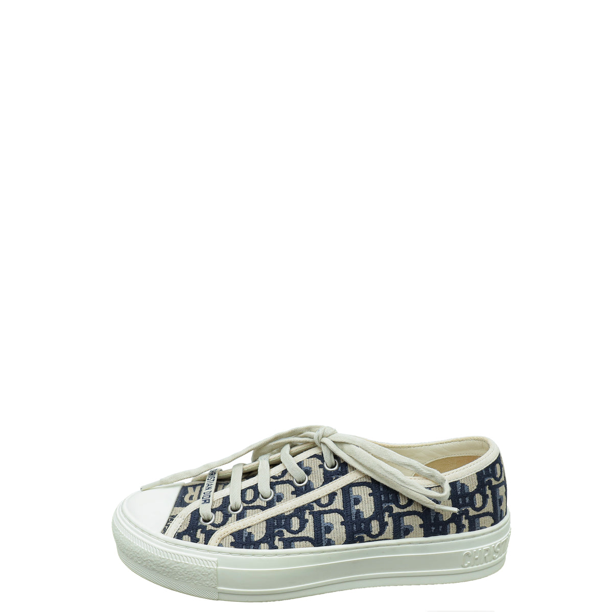 Christian Dior Blue Walk N' Dior Low Top Sneaker 36.5