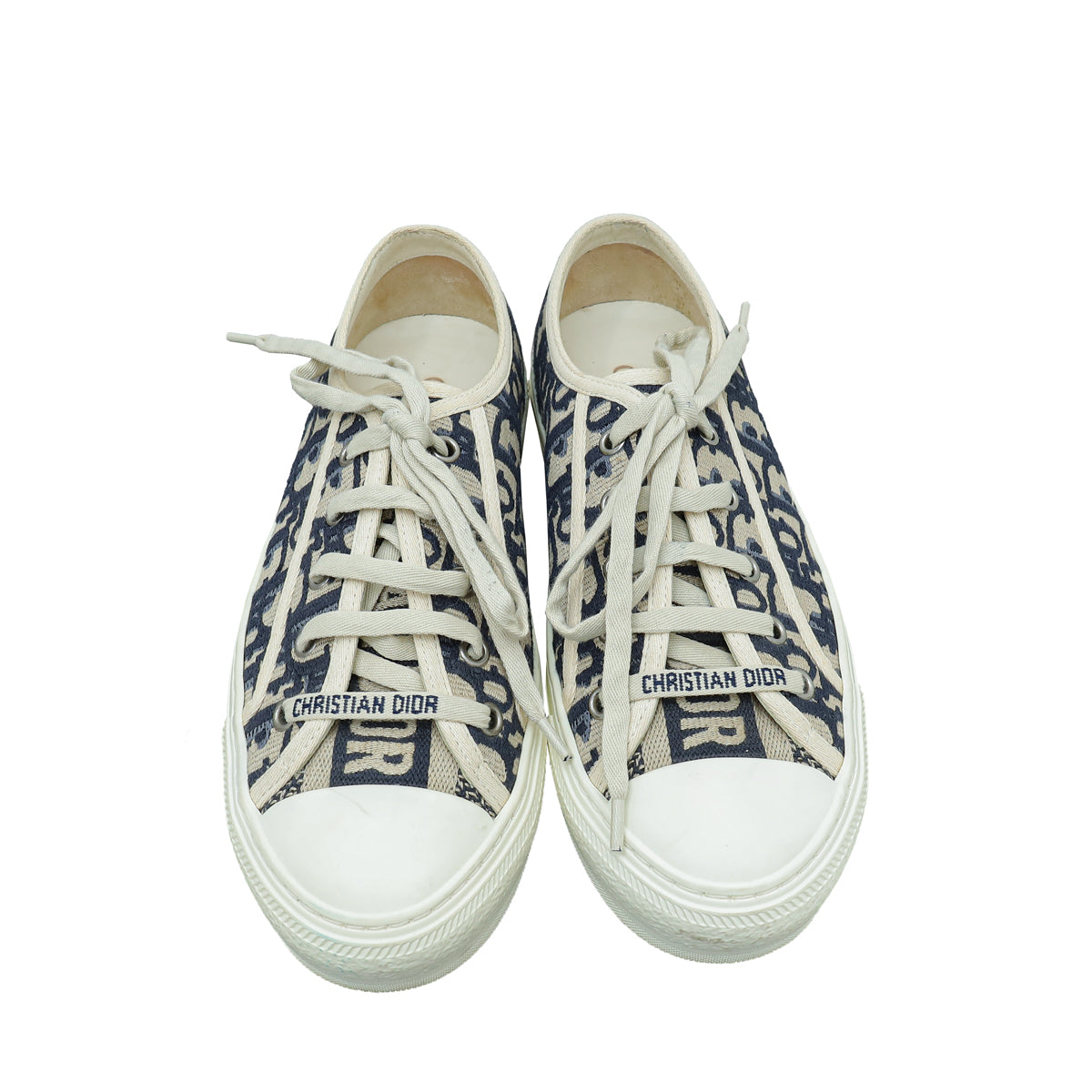 Christian Dior Blue Walk N' Dior Low Top Sneaker 36.5