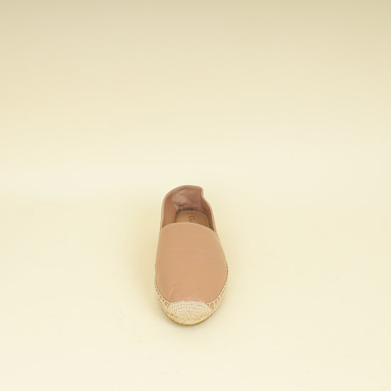 Christian Dior Nude Granville Lambskin Espadrille 36.5