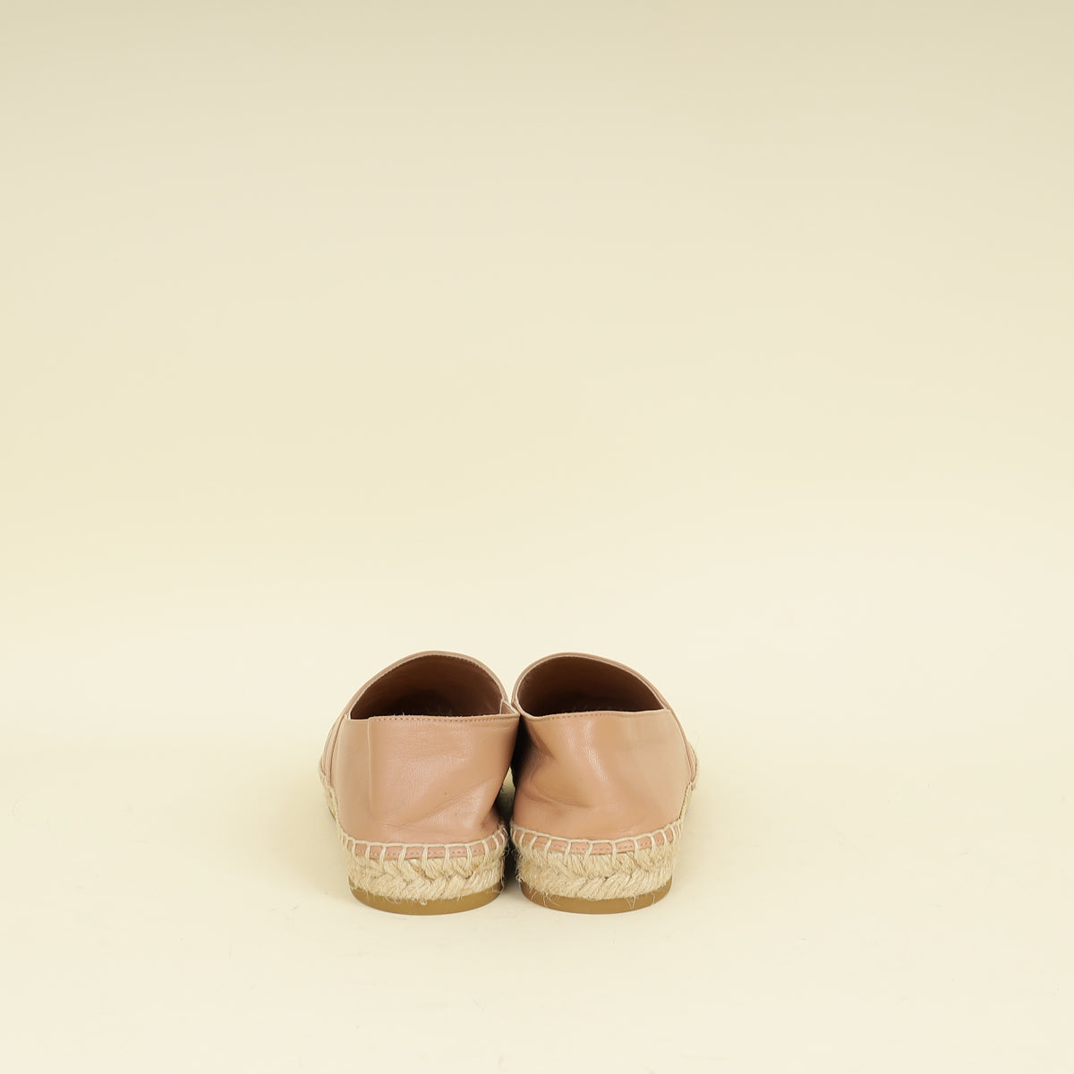 Christian Dior Nude Granville Lambskin Espadrille 36.5