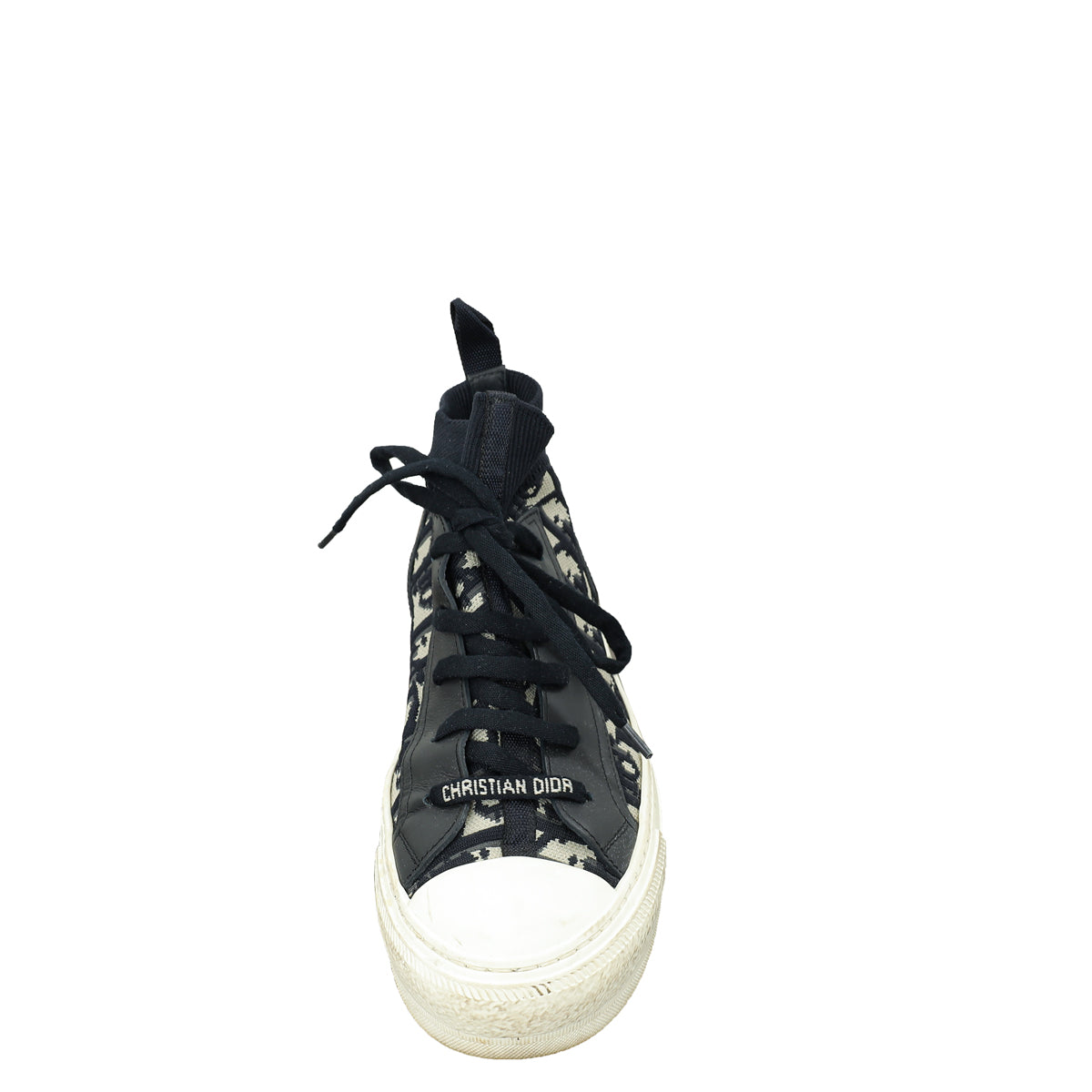 Christian Dior Navy Blue Oblique WALK'N'DIOR Mesh Sneaker 36.5-Christian Dior-THE CLOSET