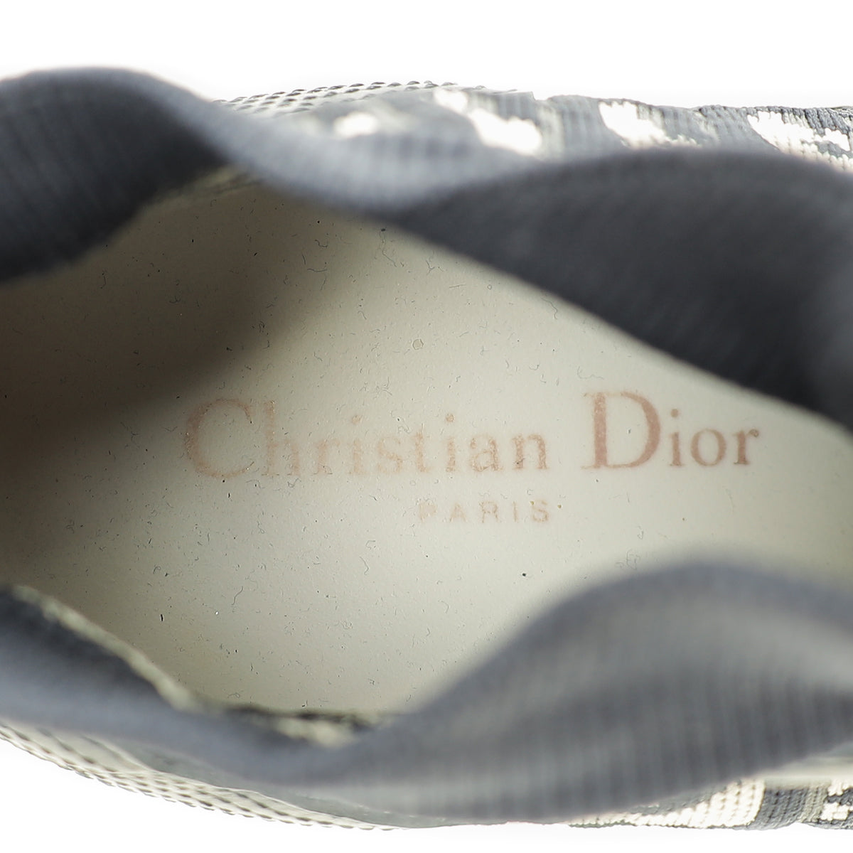 Christian Dior Navy Blue Oblique WALK'N'DIOR Mesh Sneaker 36.5