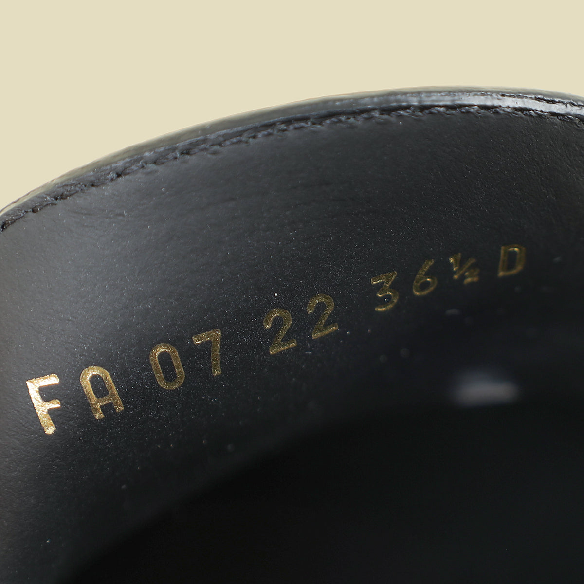 Christian Dior Black Brushed Code Loafers 36.5