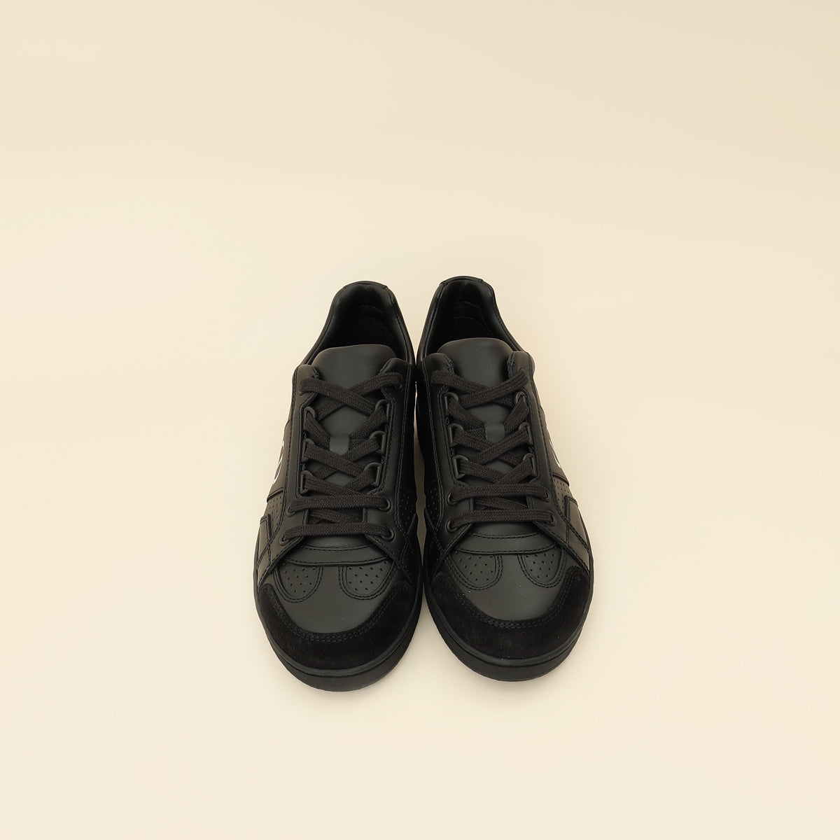 Christian Dior Black CD Lace Up Sneakers 36.5-Christian Dior-THE CLOSET