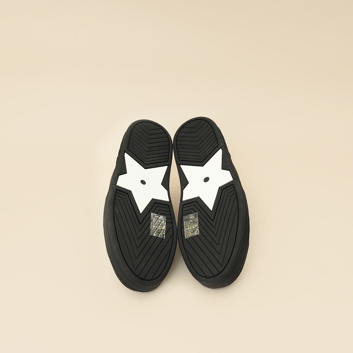 Christian Dior Black CD Lace Up Sneakers 36.5-Christian Dior-THE CLOSET