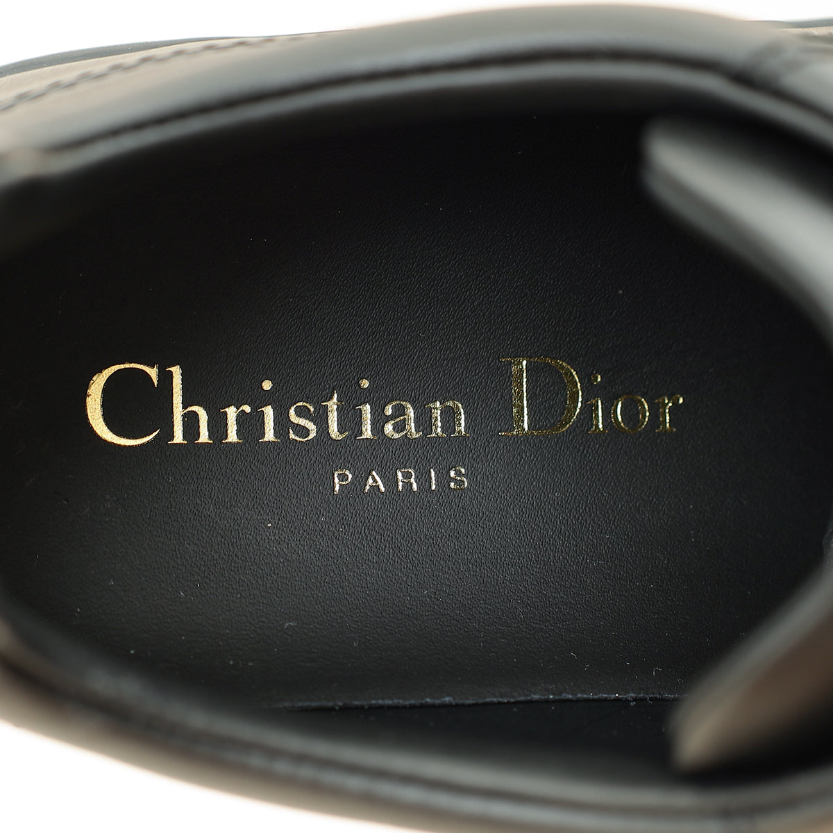 Christian Dior Black CD Lace Up Sneakers 36.5-Christian Dior-THE CLOSET