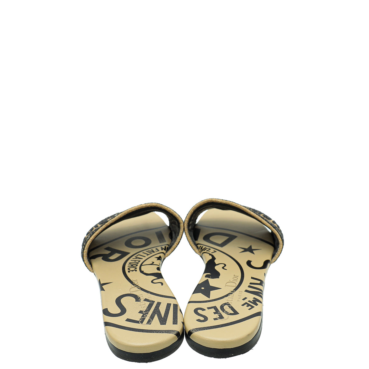 Christian Dior Bicolor Union Motif Dway Slide 36