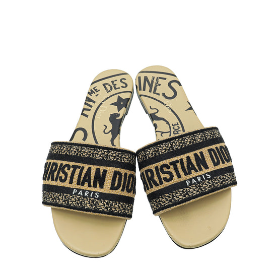 Christian Dior Bicolor Union Motif Dway Slide 36