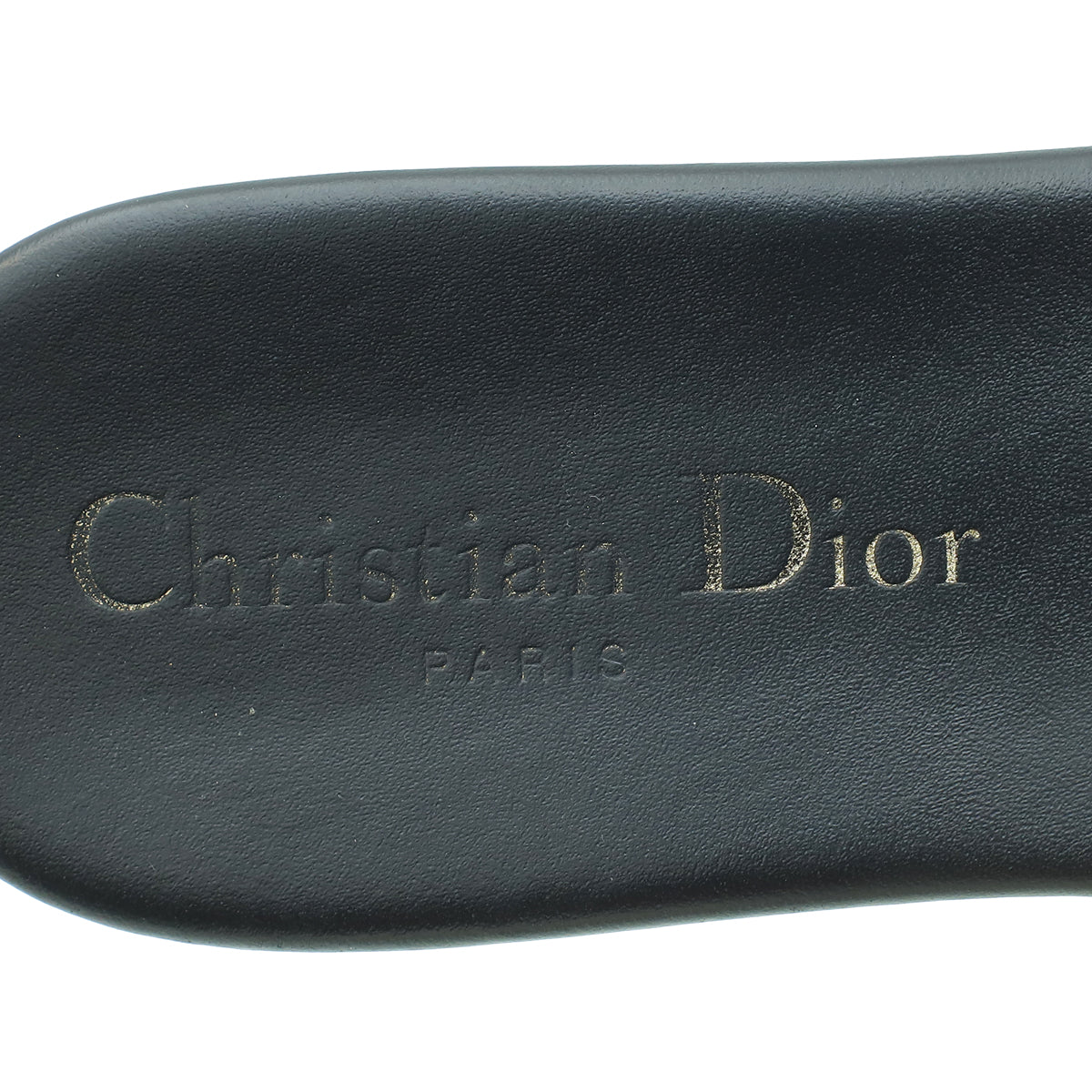 Christian Dior Navy Blue Dway Technical Fabric Flat Mules 36