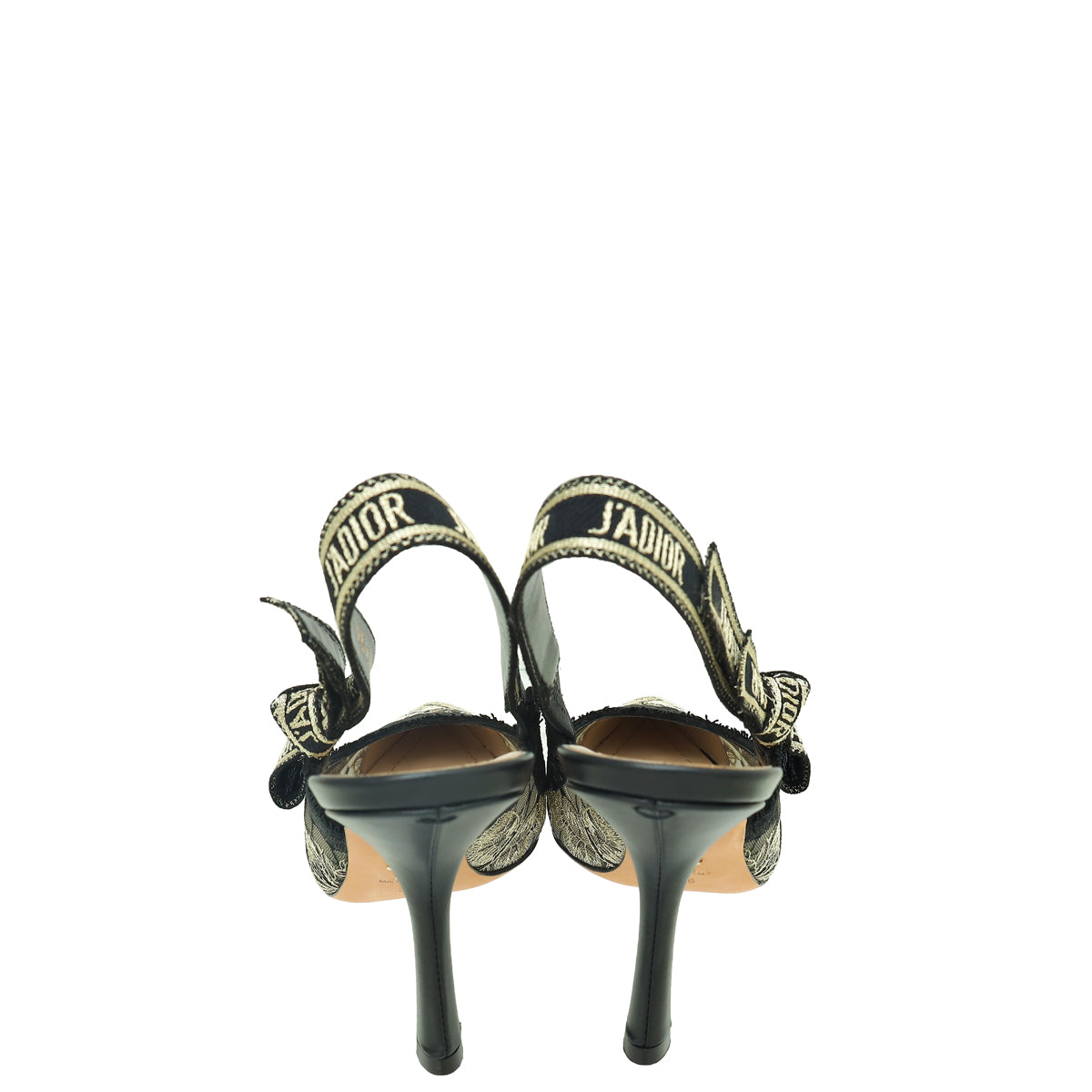 Christian Dior Bicolor Butterfly Motif Mesh Embroidered J'Adior