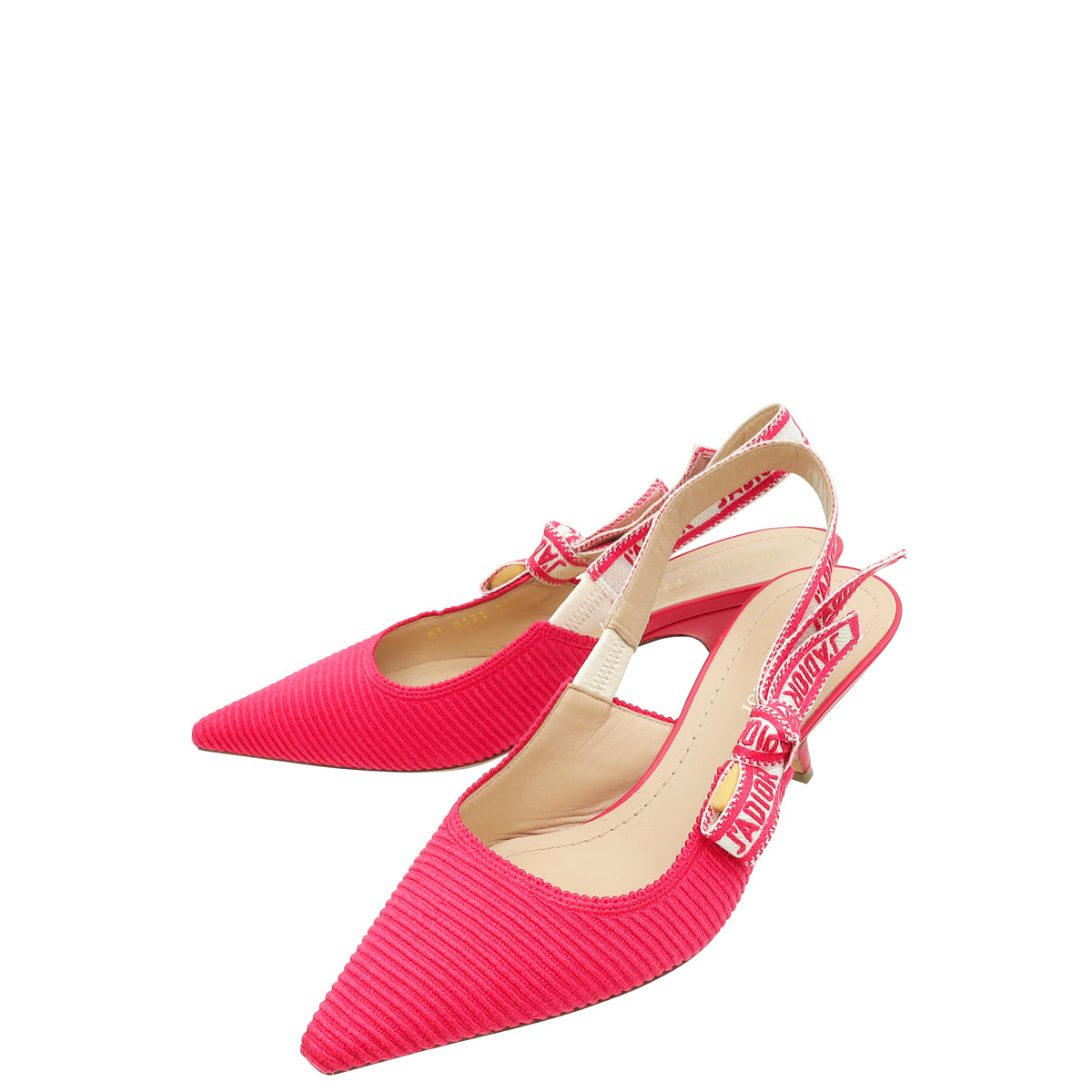 Christian Dior Fuchsia J'Adior Technical Slingback Pump 37.5