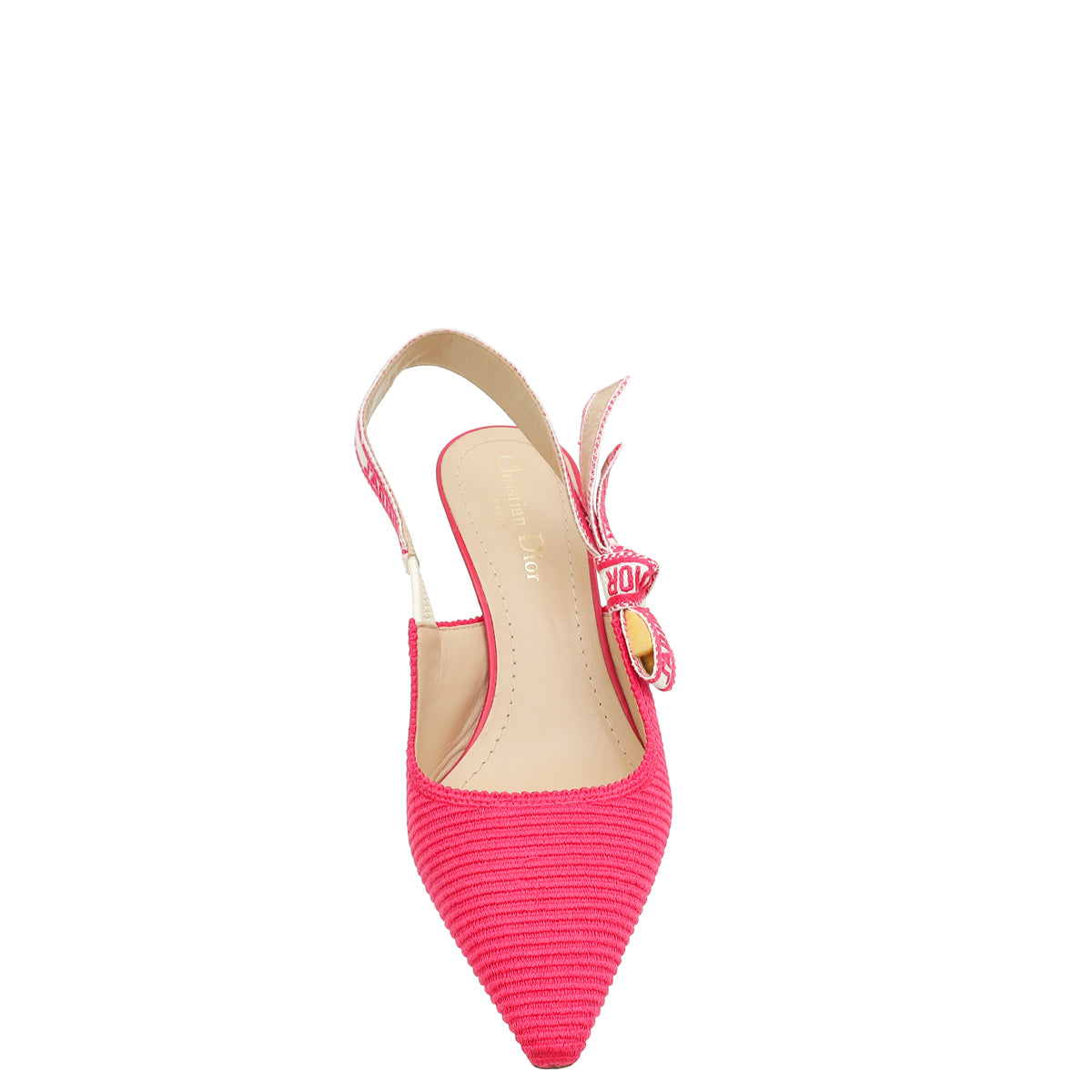 Christian Dior Fuchsia J'Adior Technical Slingback Pump 37.5