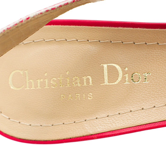 Christian Dior Fuchsia J'Adior Technical Slingback Pump 37.5