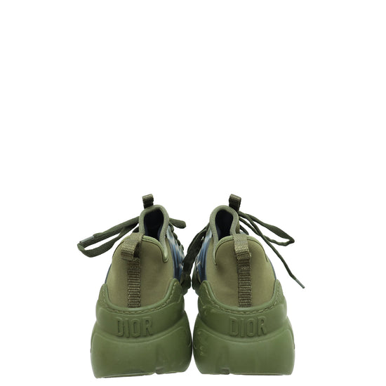 Christian Dior Militaire Green D-Connect Sneakers 37.5