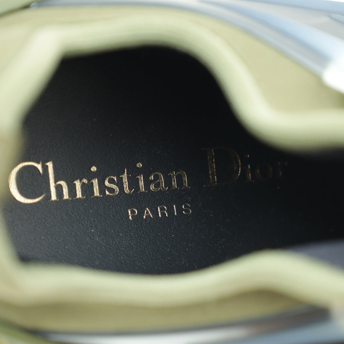 Christian Dior Militaire Green D-Connect Sneakers 37.5