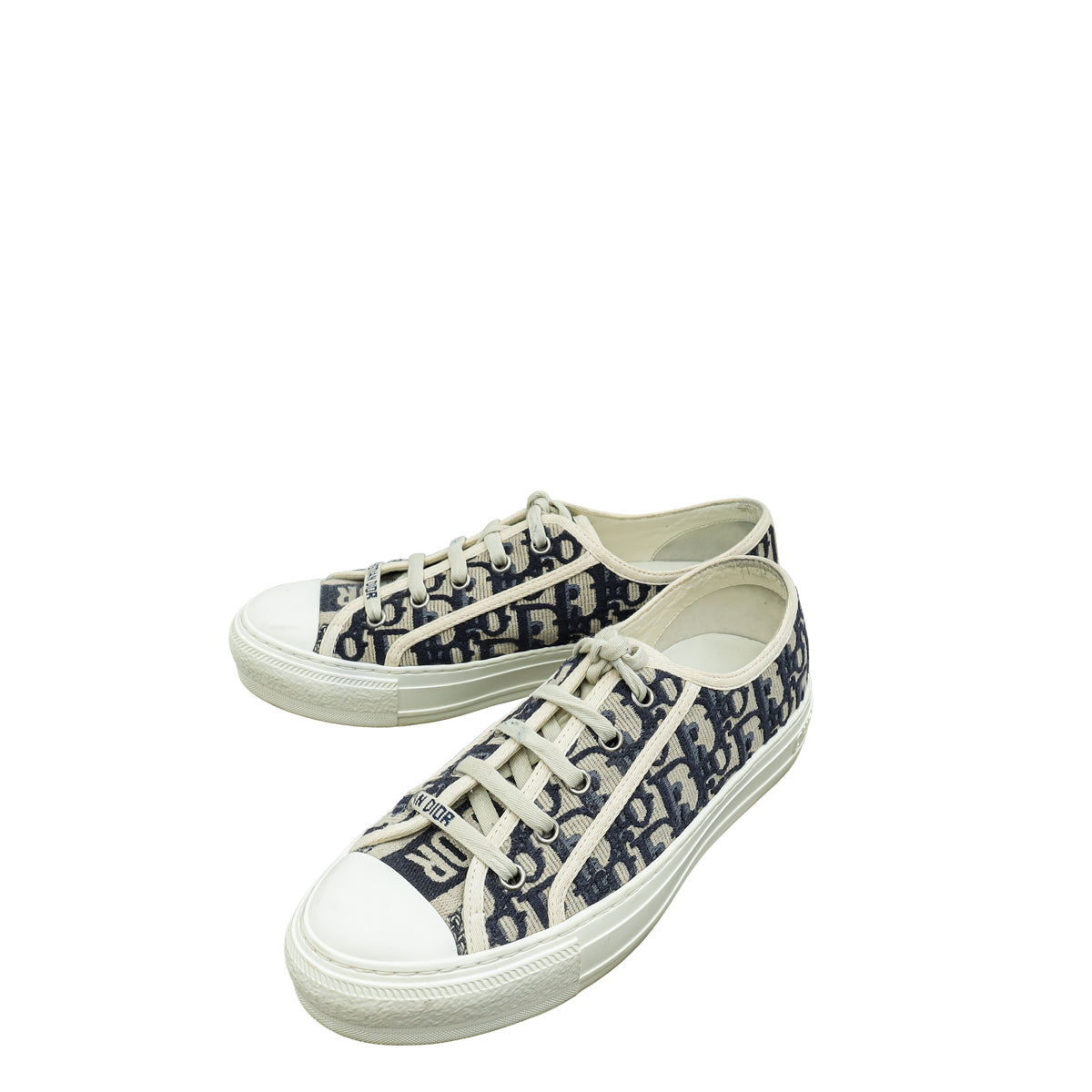 Christian Dior Bicolor Oblique Walk'N'Dior Sneaker 37.5