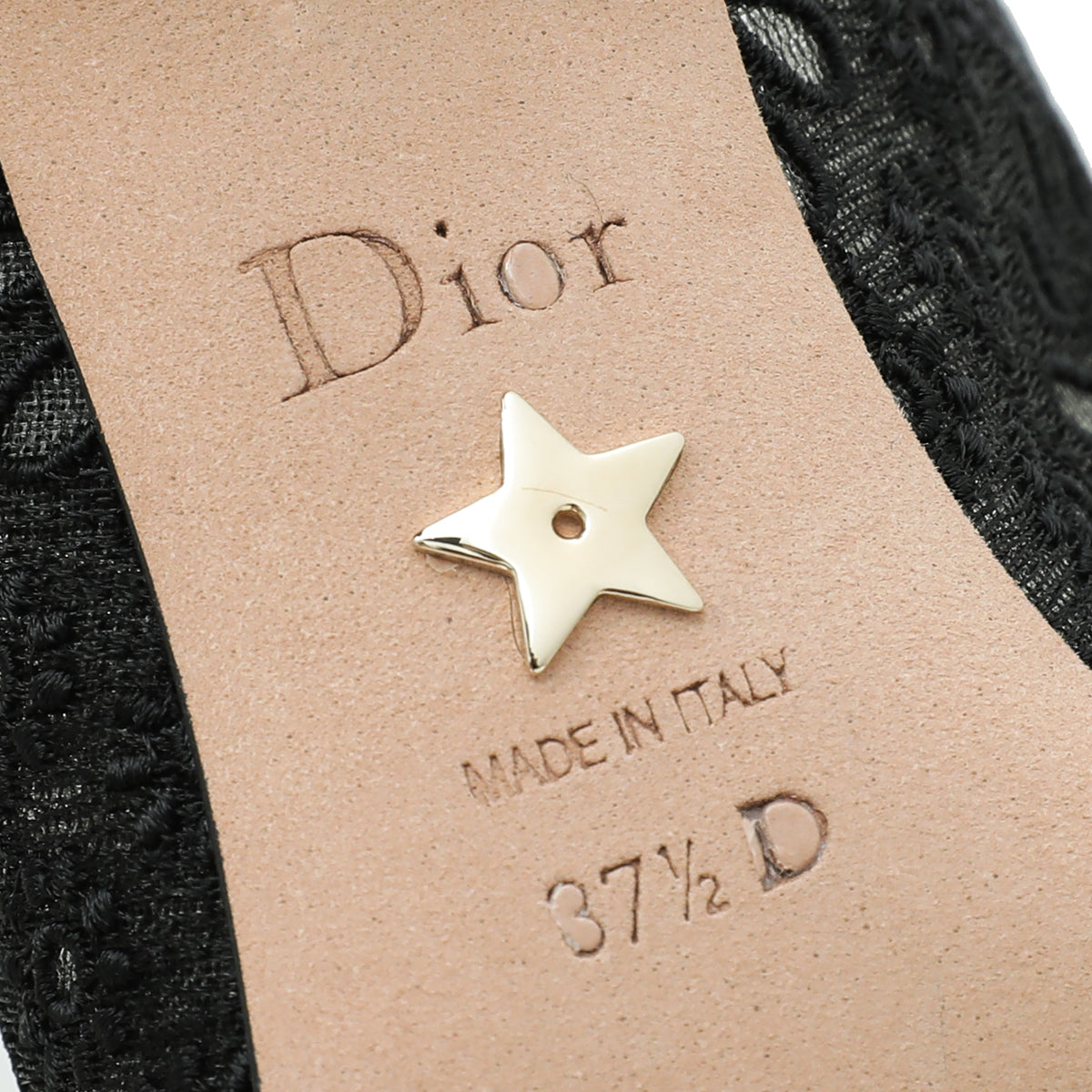 Christian Dior Black Capture Heeled Mules 37.5 – THE CLOSET