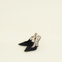 Christian Dior Black J'Adior Slingback Pump 37.5