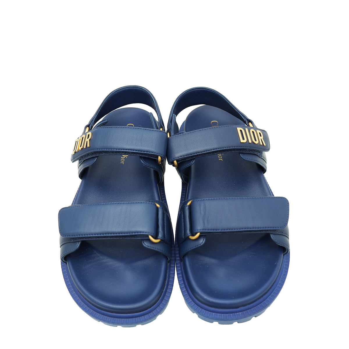 Christian Dior Deep Blue Dioract Sandal 37 – THE CLOSET