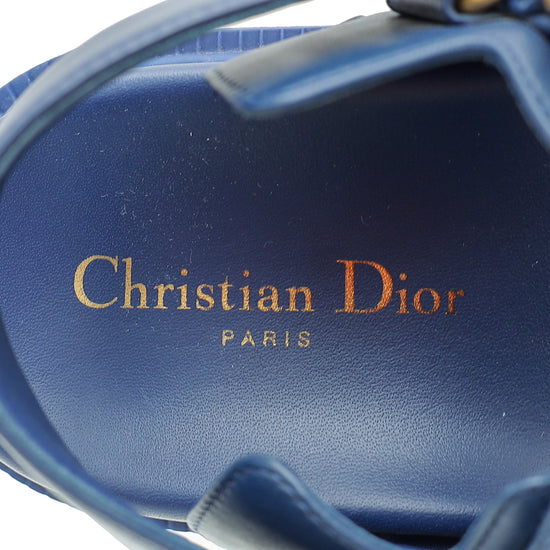 Christian Dior Deep Blue Dioract Sandal 37