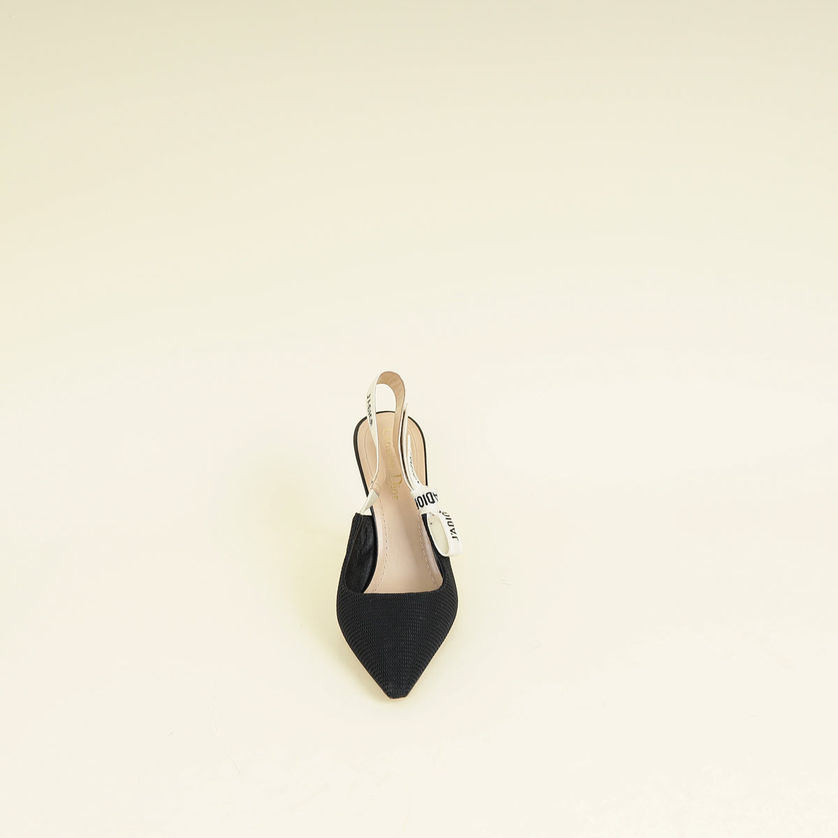 Christian Dior Black J'Adior Technical Fabric Slingback Pump 37