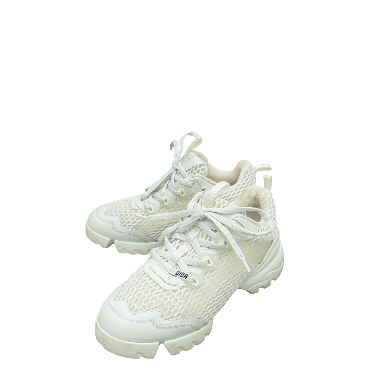 Christian Dior White D-Connect Mesh Sneaker 37-Christian Dior-THE CLOSET