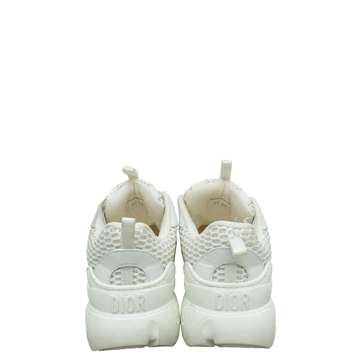 Christian Dior White D-Connect Mesh Sneaker 37