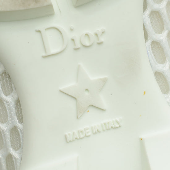 Christian Dior White D-Connect Mesh Sneaker 37