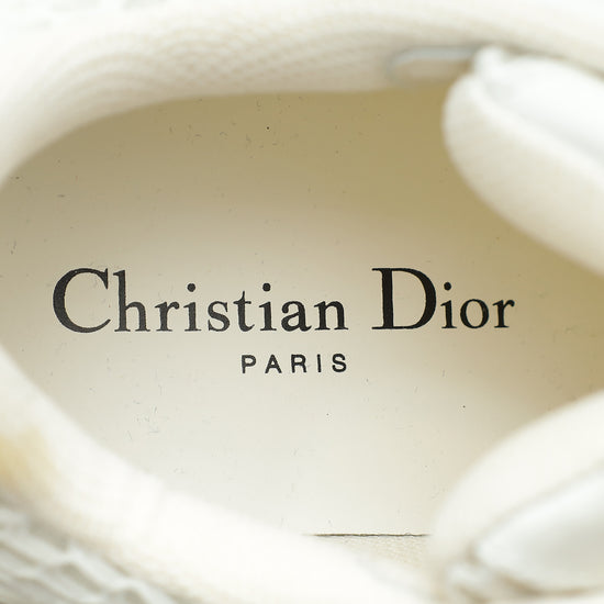 Christian Dior White D-Connect Mesh Sneaker 37