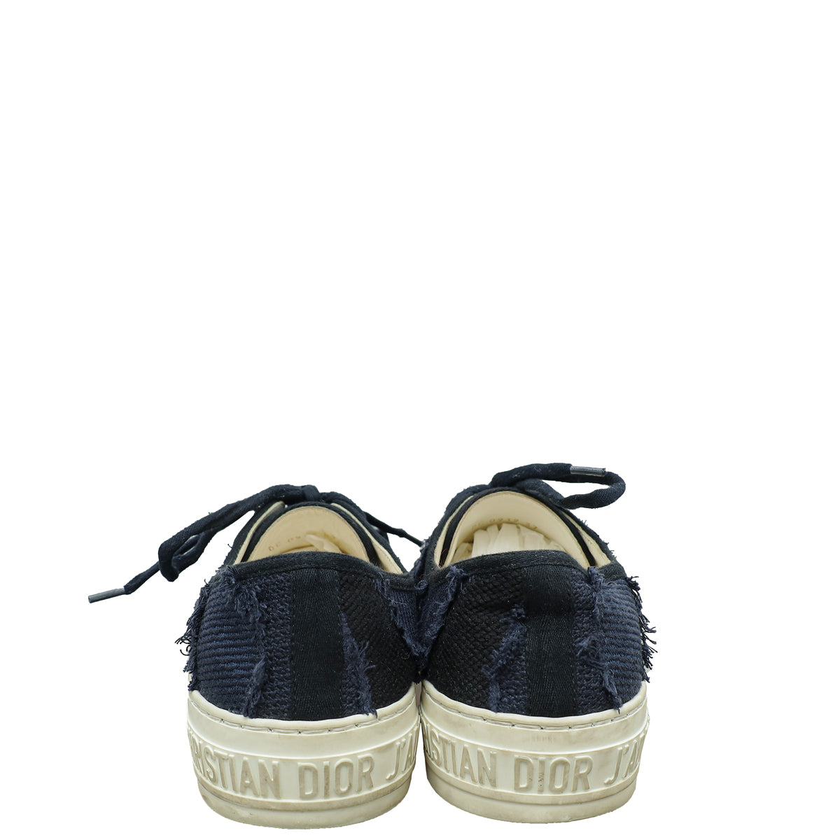 Christian Dior Deep Blue Camo Walk'n'Dior Low-Top Sneakers 37