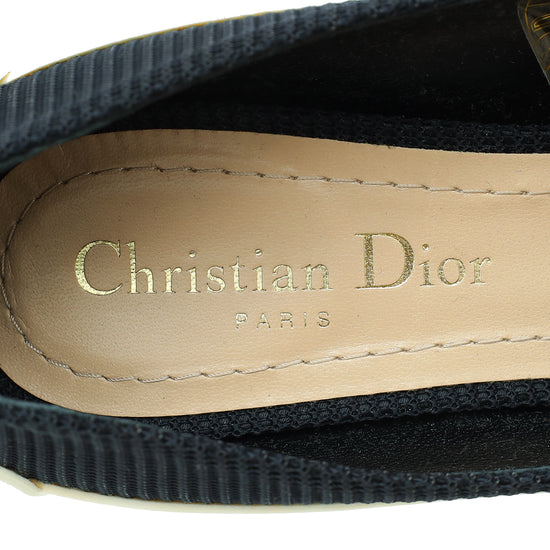 Christian Dior Bicolor Mot Mesh & Rubber Pump 37