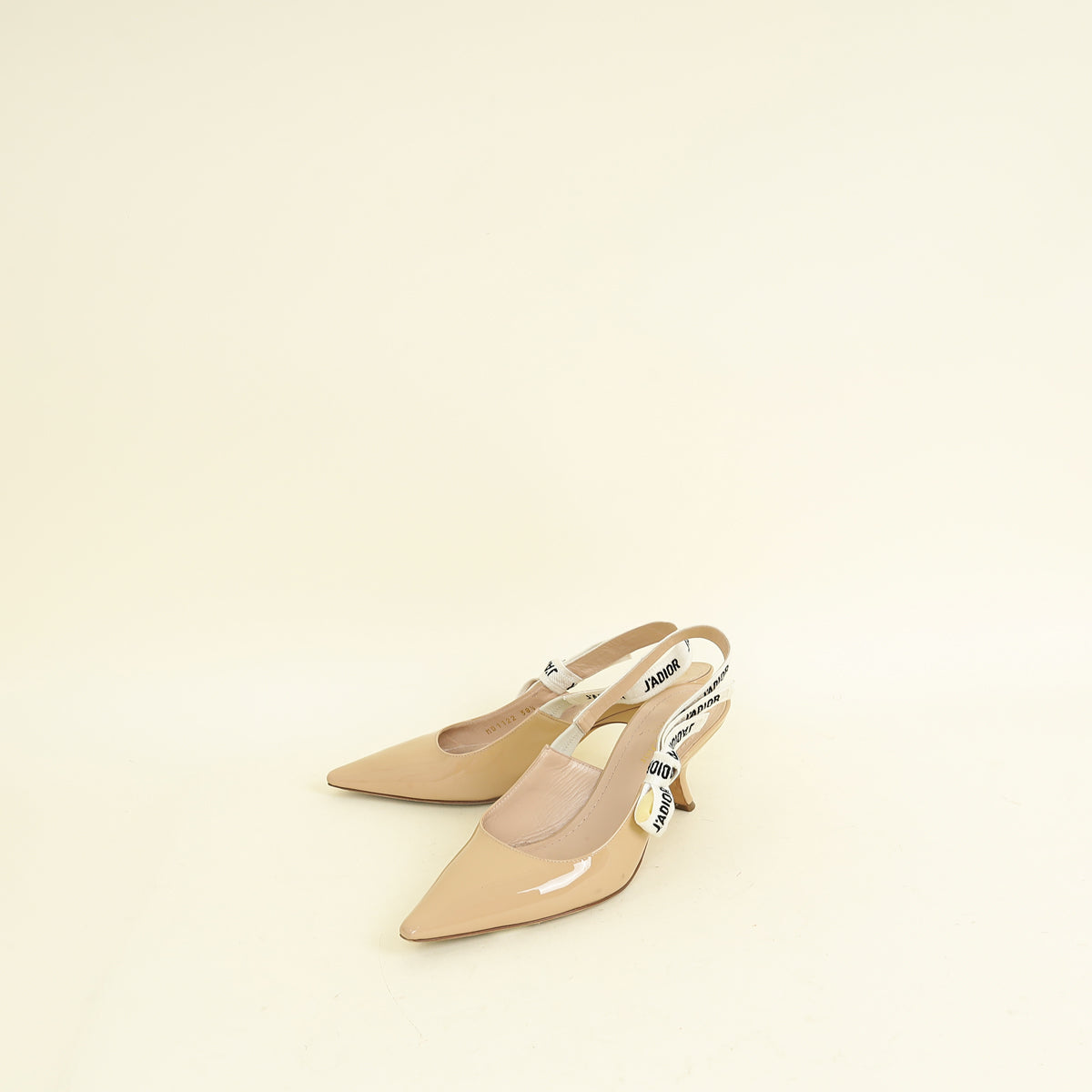 Christian Dior Nude J'adior Patent Slingback Pump 38.5