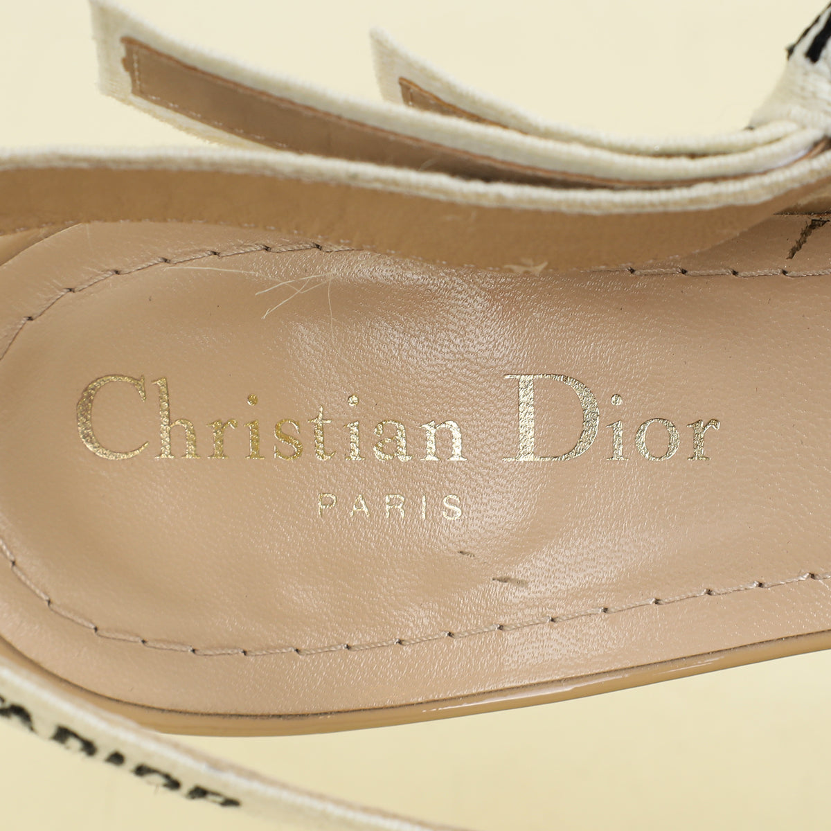 Christian Dior Nude J'adior Patent Slingback Pump 38.5