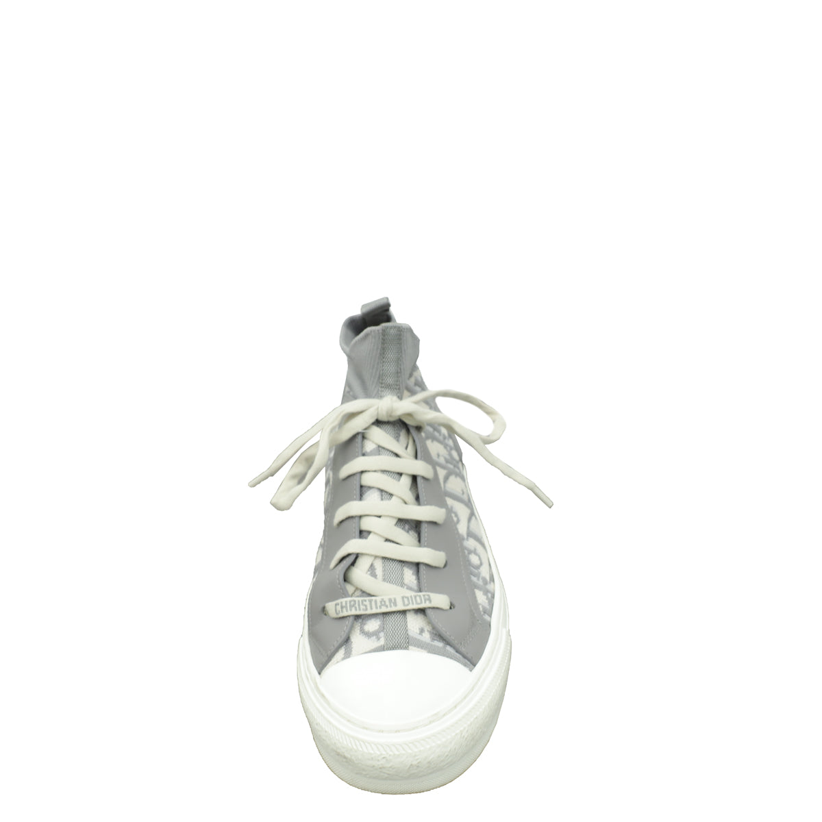 Christian Dior Stone Grey Oblique Walk'n'Dior Mesh Sneaker 38.5