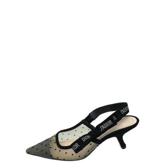 Treasures of NYC - Dior Black Grommet Logo Heels