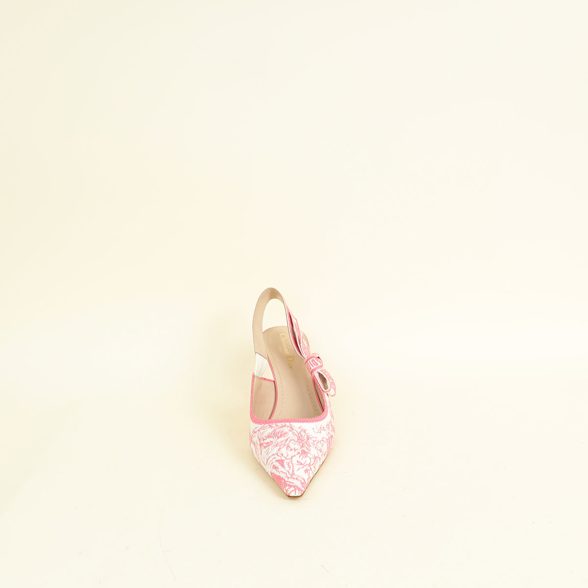 Christian Dior Bicolor J'adior Toile De Jouy Embroidered Slingback Pump Toile De Jouy
