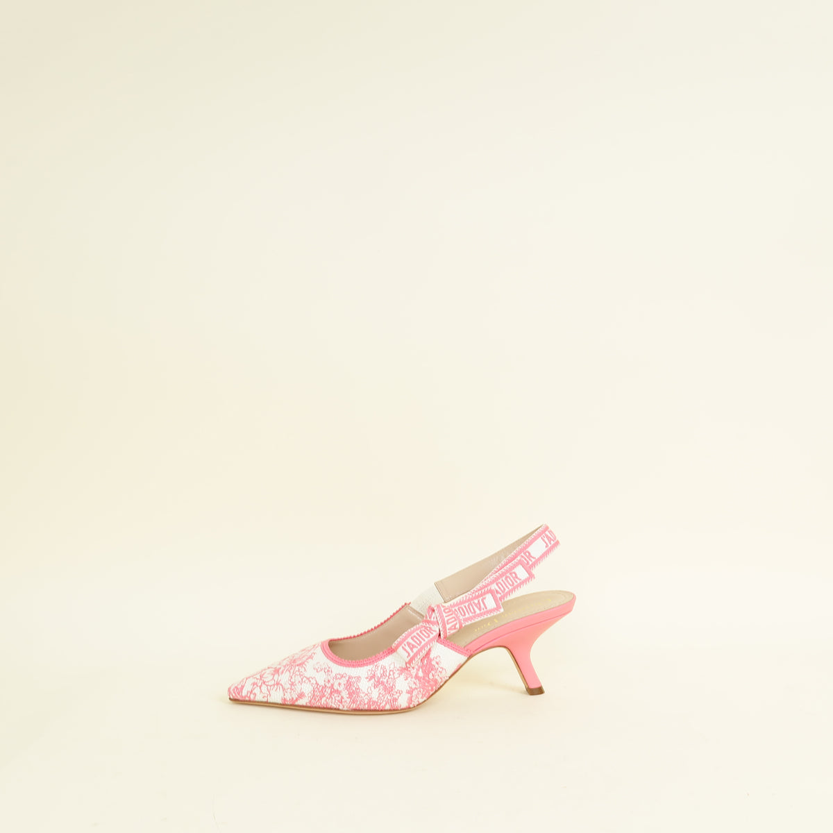 Christian Dior Bicolor J'adior Toile De Jouy Embroidered Slingback Pump Toile De Jouy
