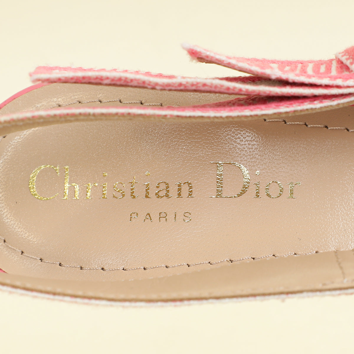 Christian Dior Bicolor J'adior Toile De Jouy Embroidered Slingback Pump Toile De Jouy